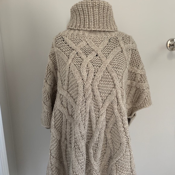 Tan Knit Turtle Neck Sweater - Picture 1 of 2